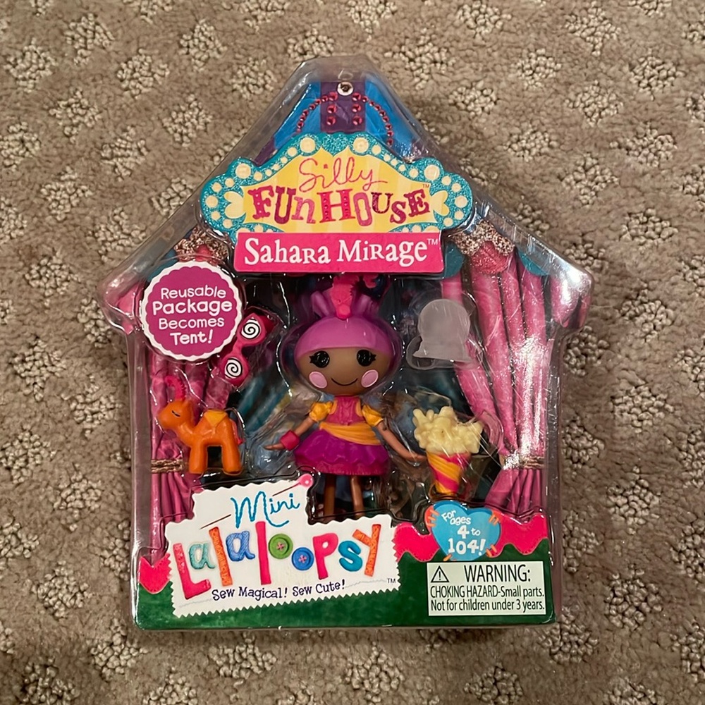 Lalaloopsy Mini doll SAHARA MIRAGE Silly Fun House New mini figure toy